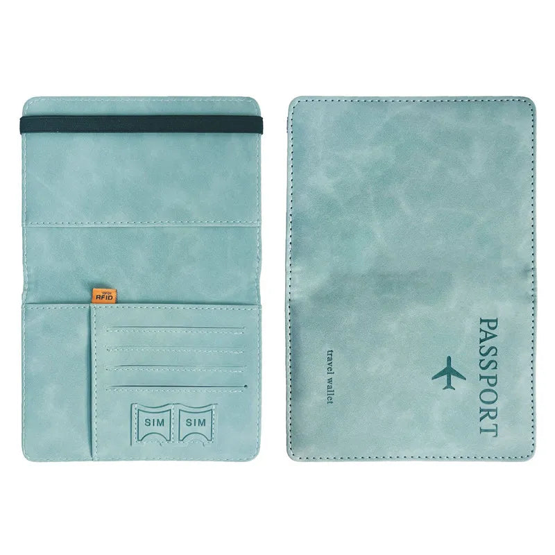 Vintage RFID Passport Wallet